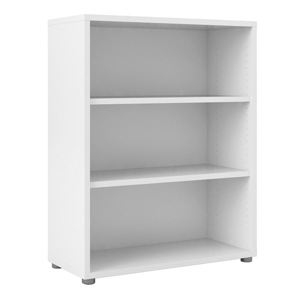 Furniture To Go Prima Bookcase 2 Shelves in White