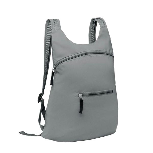 MidOcean Destello Foldable Sports Reflective Backpack - Matt Silver - 