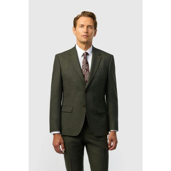 Ted Baker Tailored Fit Forest Stretch Flannel Jacket