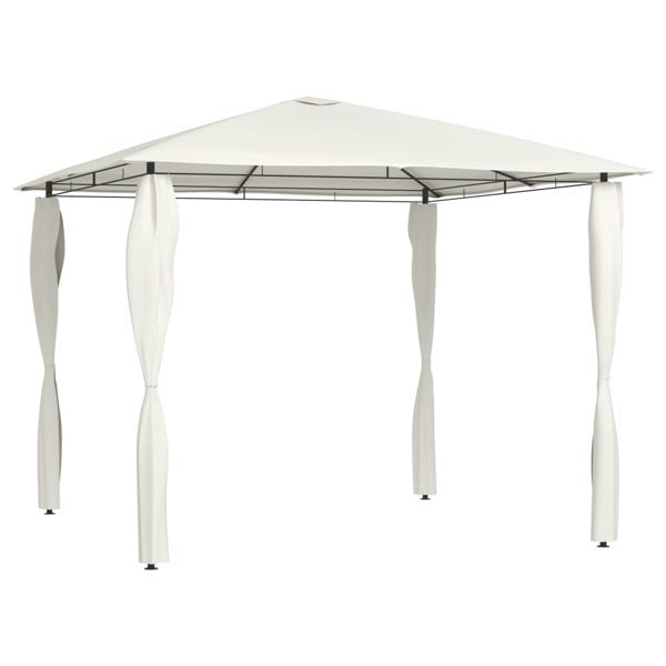 Berkfield Gazebo with Post Covers 3x3x2.6 m Cream 160 g/ma_