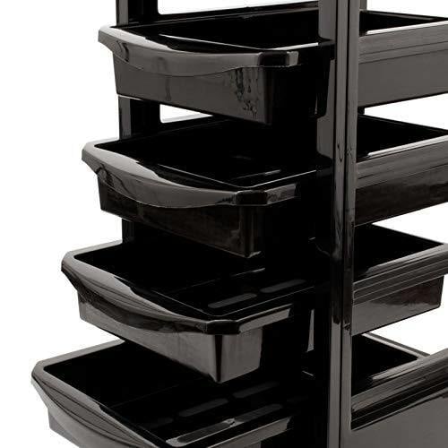 HYGRAD 6 Tier Hairdresser Trolley Beauty Salon Trolley Salon Essentials Compartment Trolley Hairdresser Accessories