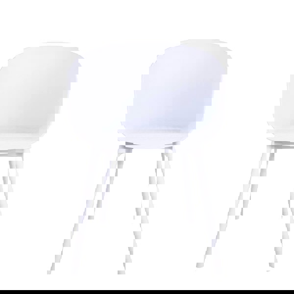 Dorel Home York xl Dining Chair in White - 2 pieces