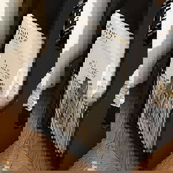 Thaddeus Trolley Style Side Table, Wood-Weilai Concept-Weilai Concept