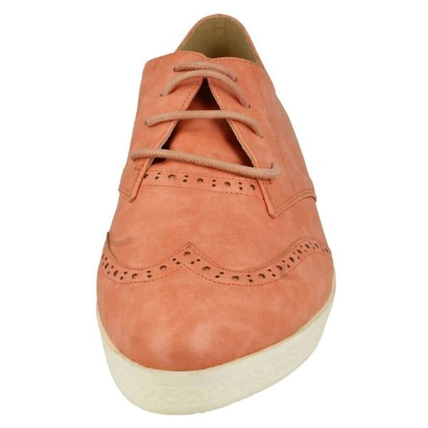 Spot On Ladies Spot On Lace Up Brogues