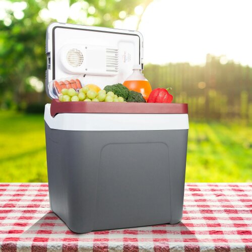 Koolatron 24L Electric Cool Box Warmer Mini Car Fridge Portable Iceless Cooler for Travel Camping