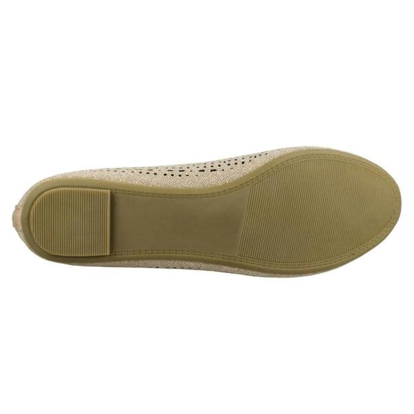 Spot On Ladies Spot On Punched Design Ballerinas F80376
