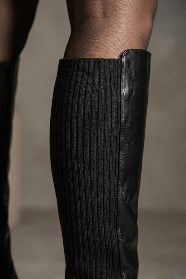 ikrush Aurelia Zip Up Knee High Boots