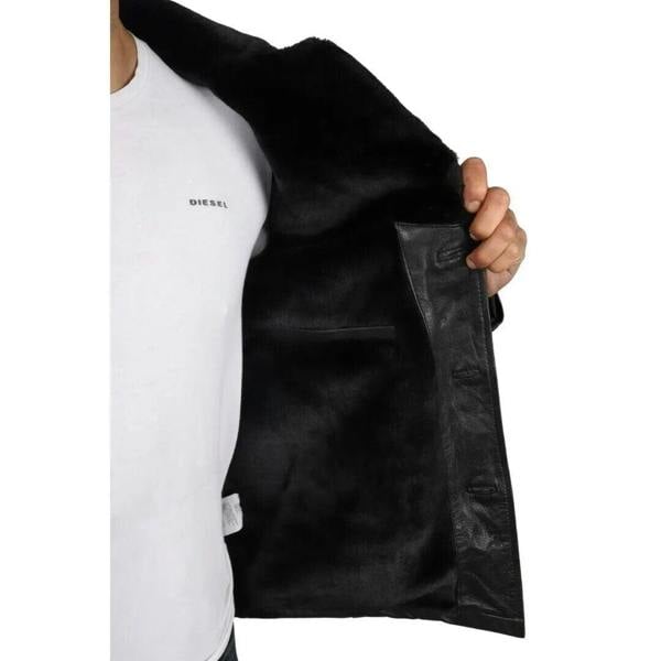 Infinity Leather Men's Reefer Leather Blazer Jacket`- Pablo