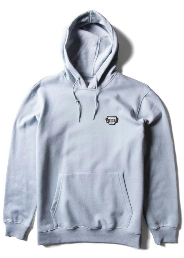 Vissla Solid Sets Eco PO Hoodie hooded sweatshirt Vissla Stone Blue L