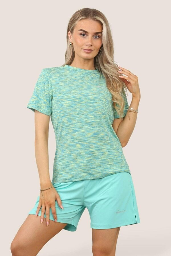 Elaina Fashion Women's Activewear Set – Lightweight Performance T-Shirt & Shorts with Pockets, Gym, Yoga, Running | Various Colours