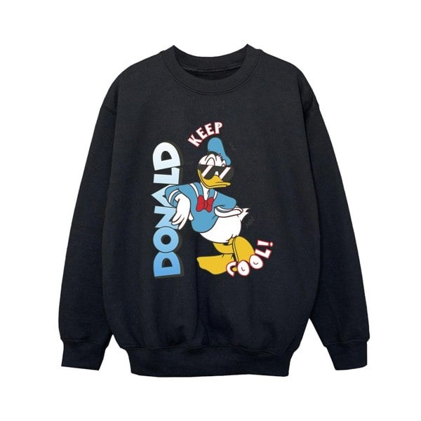 Disney Boys Donald Duck Cool Sweatshirt - Black