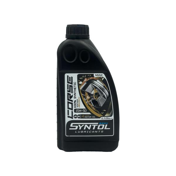 Syntol Motorcycle Motorbike Corse 4T 15W-50 Fully Synthetic Oil