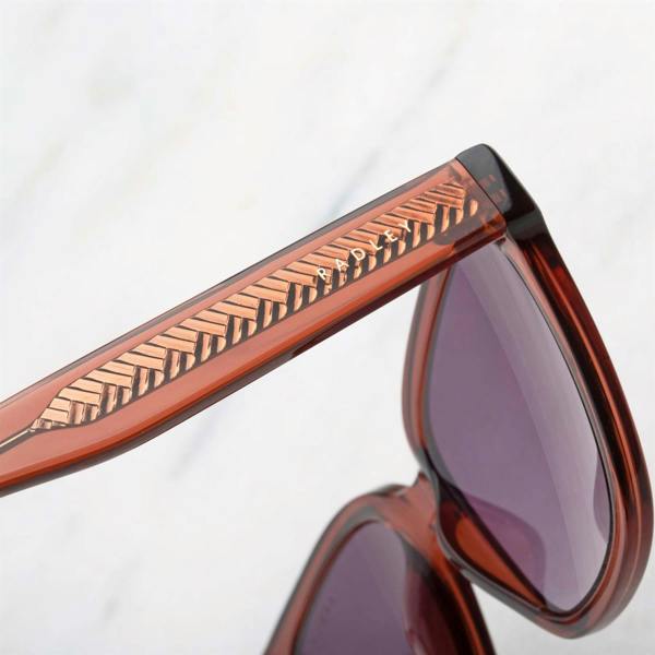 Radley Sunglasses RDS-6521 162 Transparent Pink Grey Gradient