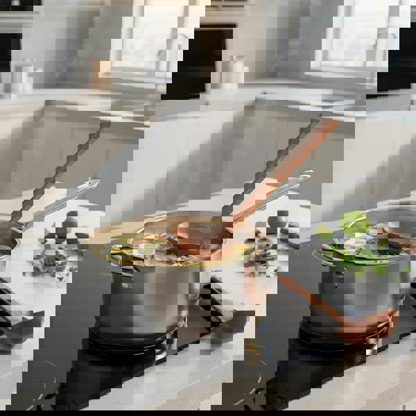 Anygleam Brown 2pcs Wooden Ladle Mix Style Food Kitchen Tableware