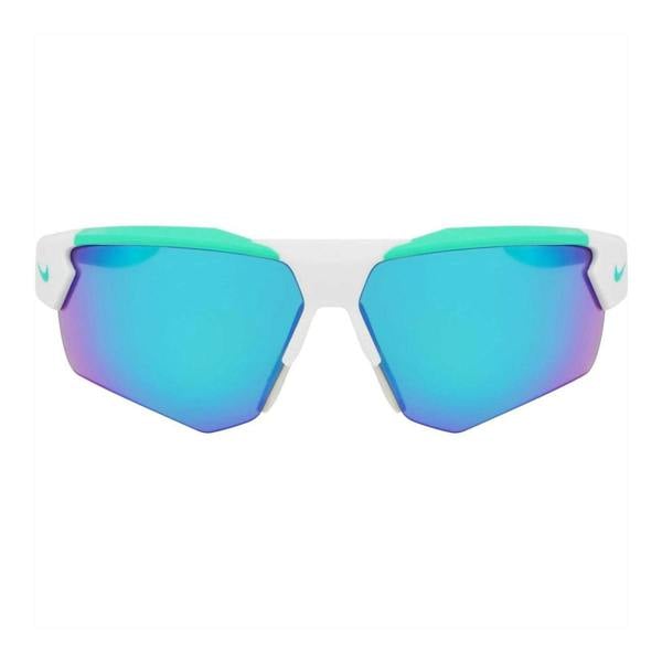 Nike Cloak Mirrored Sport Sunglasses - Silver/Green - 