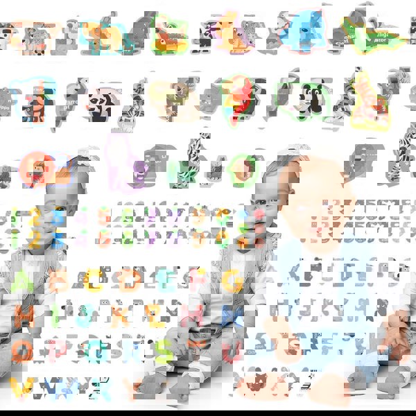 deAO Toys Early Kids Education Magnetic Sticker Set