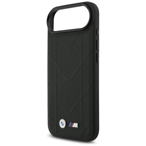 BMW M Quilted Logo Case with MagSafe for iPhone 17 Air 6.5" Black - BMHMP17M25PSECHK