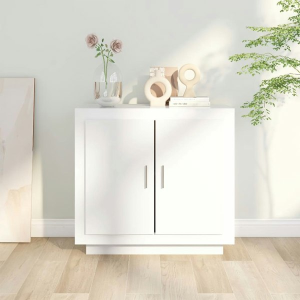 Berkfield Sideboard White 80x40x75 cm Engineered Wood