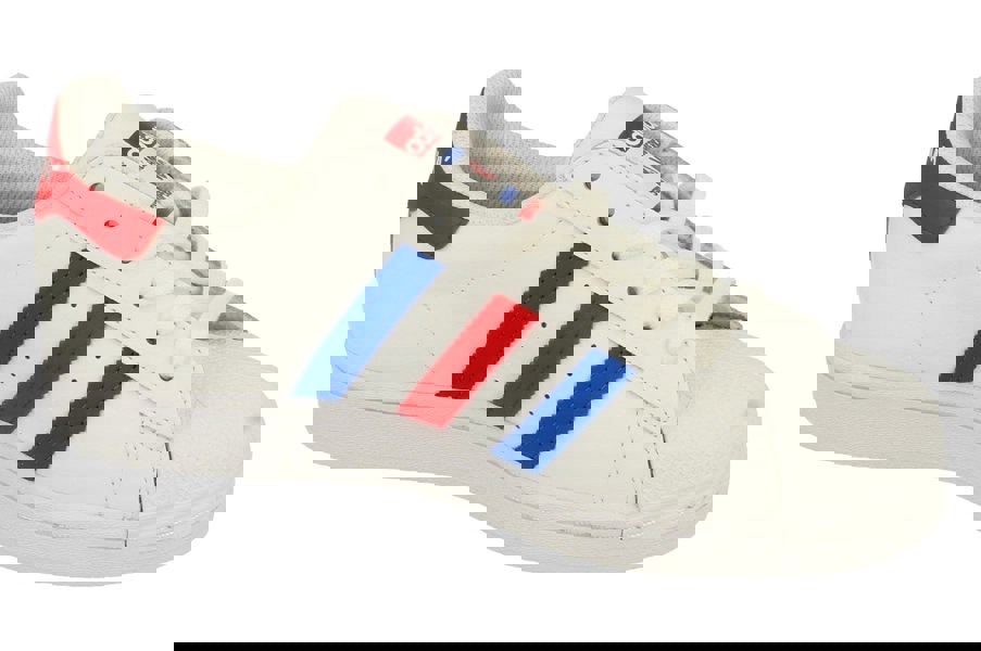 Adidas Originals Superstar Mens Trainers Sneakers FV2806 - White red Blue Fv2806 - Photo 3