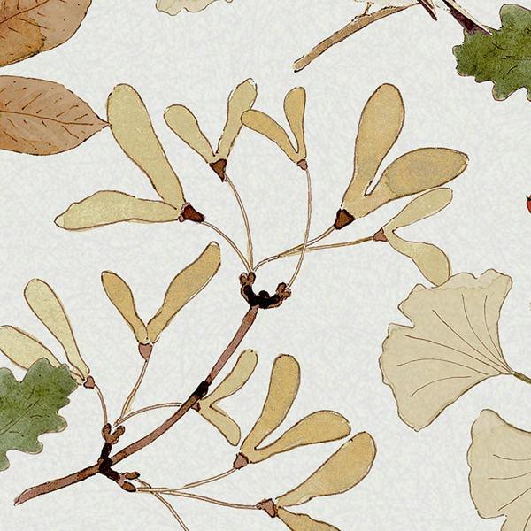 Sophie Allport Orchard Birds Warm Sand Wallpaper