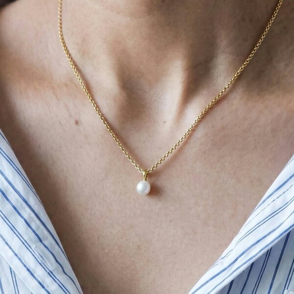 Uchi & Soto Shinju Gold Pearl Necklace