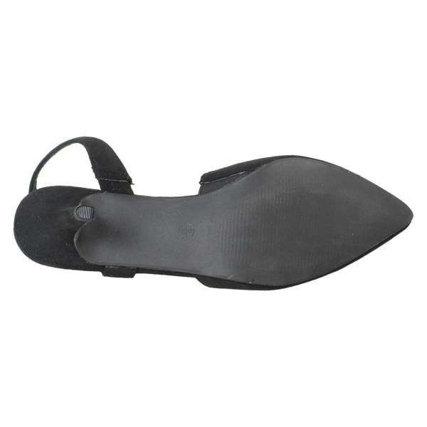 Spot On Ladies Spot On Slip On Pointed Summer Strappy Low Heeled Shoes F90145