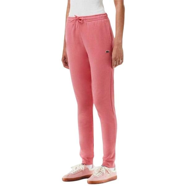 Lacoste Womens/Ladies Fleece Jogging Bottoms - Coral - 