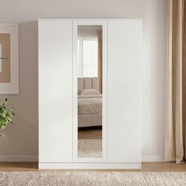 Vida Designs Denver 3 Door Mirrored Wardrobe