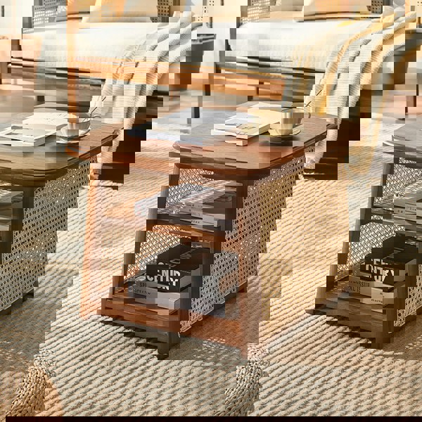 Nordic Square Coffee Table Set, Rattan-Weilai Concept-Weilai Concept