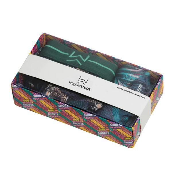 Jemsox Jungle Themed Boxer and Socks gift pack