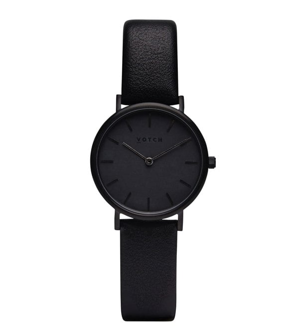 Votch Black & Black Watch | Petite