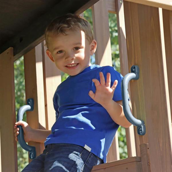 The Skyline Lookout Wooden Climbing Frame Backyard Bliss 5