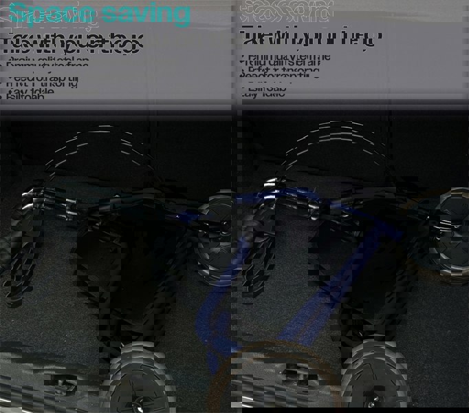 Aidapt 3 Wheel Walker With Bag Blue