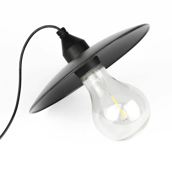 Gardenwize Timeless Hanging Solar Lamp – Vintage Style Outdoor Lantern with Warm White LED Filament