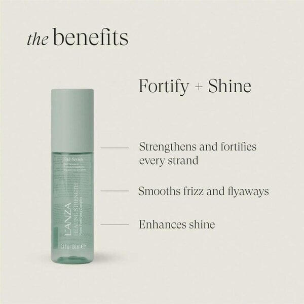 L'Anza Healing Strength Set - Shampoo, Conditioner + FREE Silk Serum