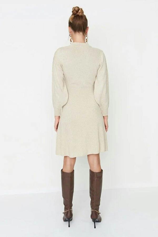 WOVCOR Mini Knit Lace Dress