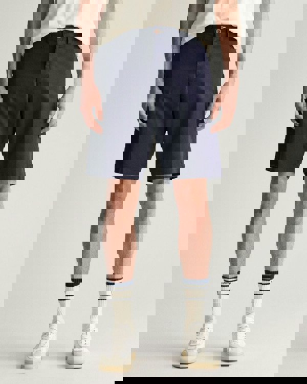 GANT Mens Relaxed Twill Shorts - 410 Marine