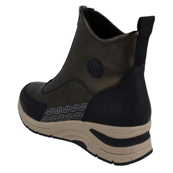Rieker Ladies Rieker Casual Wedge Ankle Boots N9381