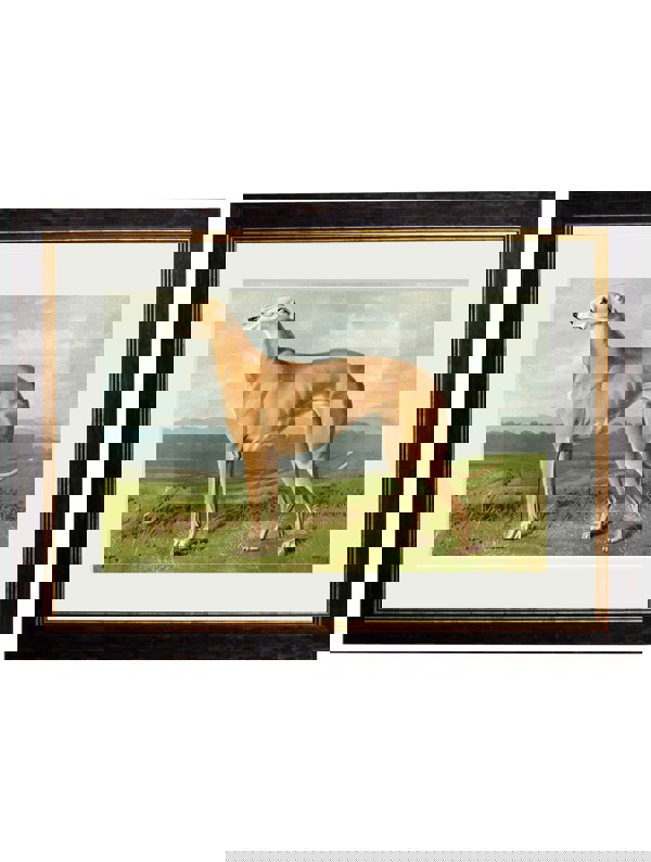 Exceptional Art c.1881 Working Dogs