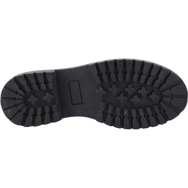 Hush Puppies Aubrey Leather Girls's Black Derby Shoes
