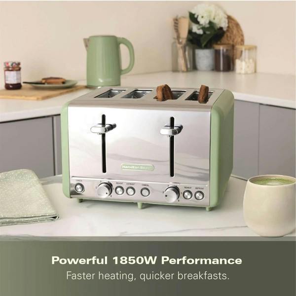 Hamilton Beach Harmony 4 Slice Toaster - Matcha