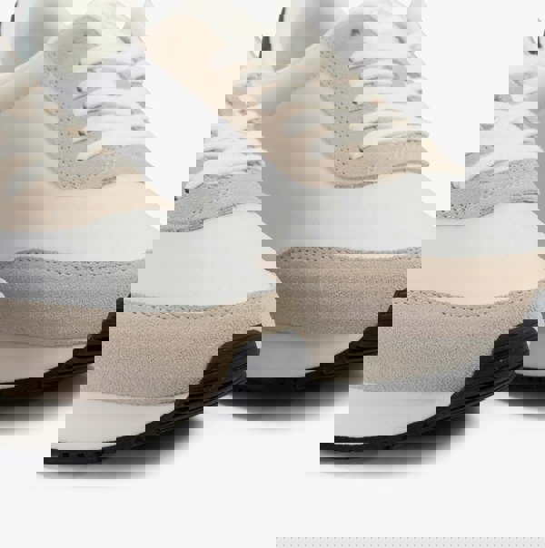 Calvin Klein RETRO RUNNER ICONIC Mens Trainers B White/ Ck Black/ Green Palm