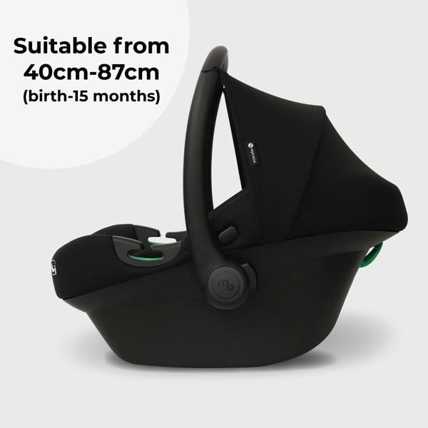 My Babiie MBCS02 i-Size Infant Carrier Car Seat and ISOFIX Base - Black