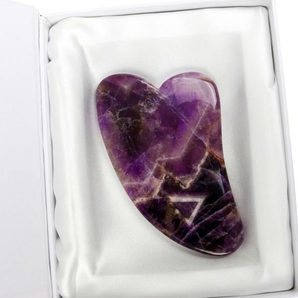 White Lotus Beauty Amethyst Gua Sha