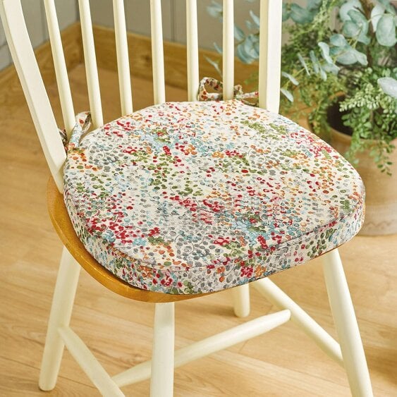 Scotts of Stow Speckled Floral Tapestry Seat Pad