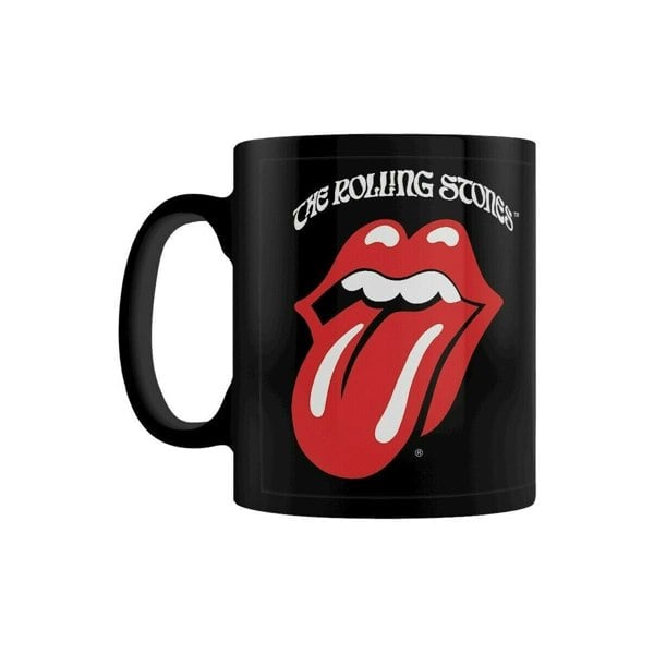 The Rolling Stones Retro Tongue Mug - Black/Red