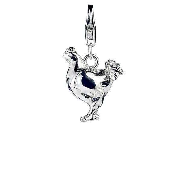 Chicken Silver Charm - MYLEE London