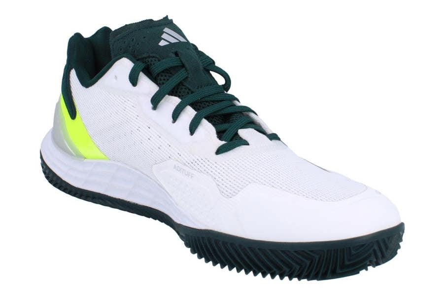 Adidas Defiant Speed 2 M Cl Mens Tennis Shoes Trainers  JH5140 - White Black Grey JH5140 - Photo 3
