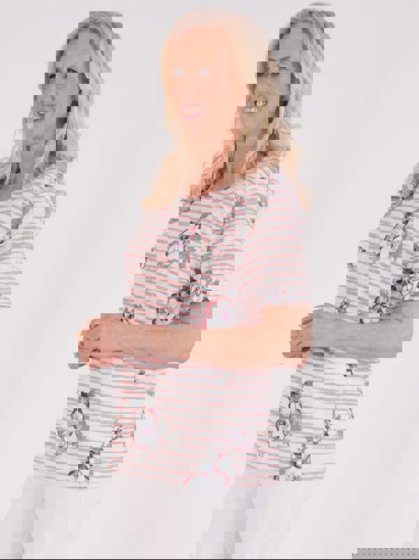 TIGI Stripe And Poppy Bloom Top