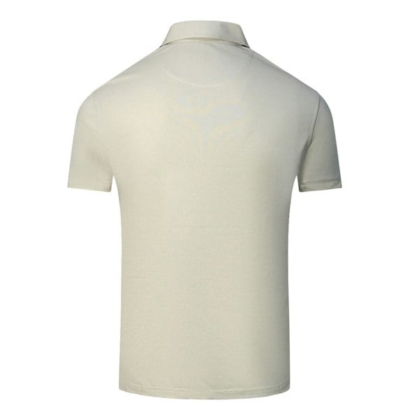 Aquascutum Aldis Brand London Logo Polo Shirt - Beige